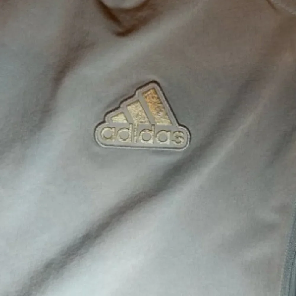Adidas Gray Mississippi State Bulldogs Quarter-Zip Pullover Jacket Size Medium